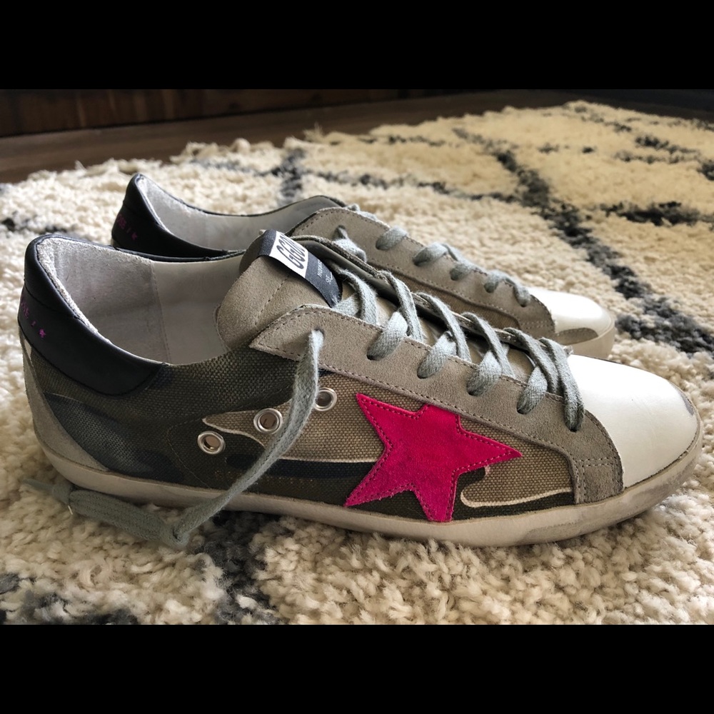 Golden Goose Camo Superstars